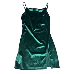 Hunter green, cocktail dress, Fashion Nova, size XL